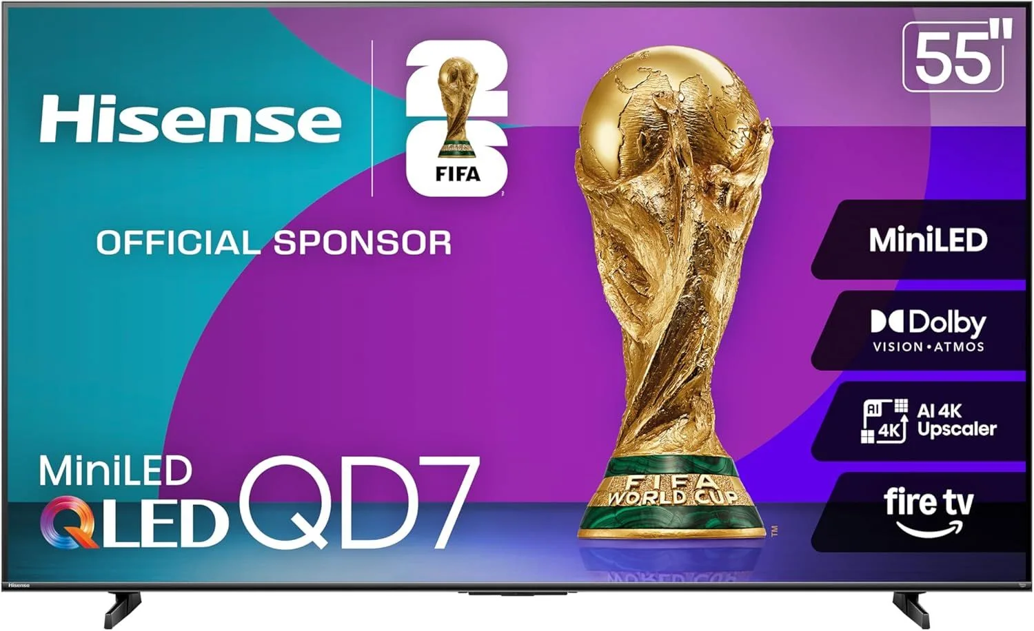 Hisense 55" QD7QF Mini-LED QLED Smart TV