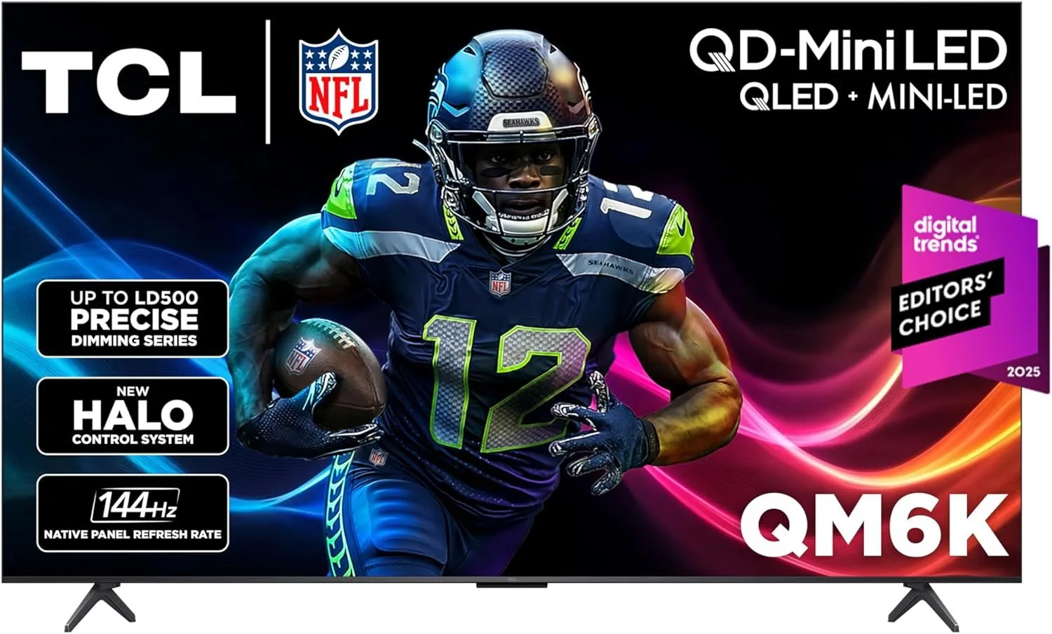 TCL 65" QM6K QD-Mini LED 144Hz Smart TV