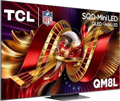 TCL 75" QM8L SQD-Mini LED 4K Google TV (2026)