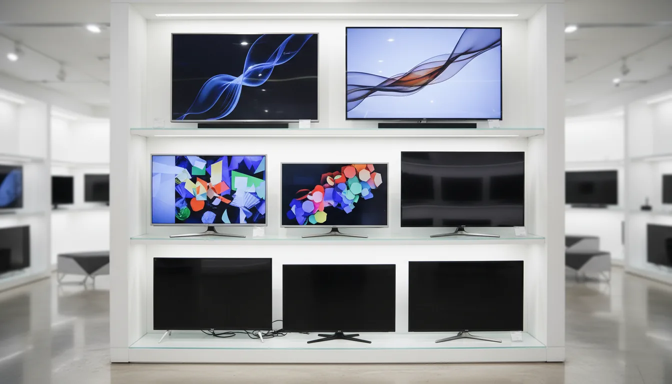 TVs at different price ranges compared